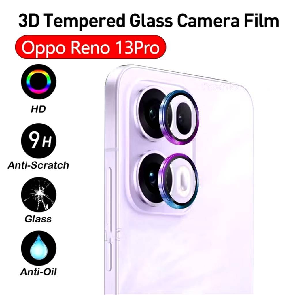 เลนส์กล้อง วงแหวน สำหรับ OPPO A5pro A5X A5 A5i A3 A3X A3pro A60 A79 Reno13 pro Reno13F เลนส์กันรอยขีดข่วน