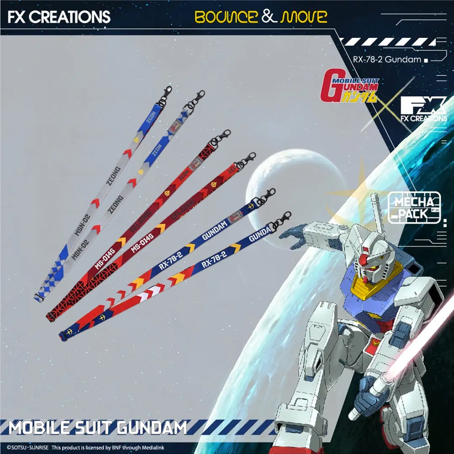 FX Creations x Gundam – CROSSBODY LANYARD สายคล้องโทรศัพท์