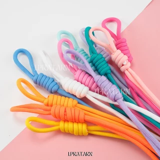 ส่งด่วน ส่งไว เชือกพาราคอตถักเกลียว DIY ทำพวงกุญแจ ร้อยจี้ ร้อยชาร์ม ห้อยมือถือ กระเป๋า งานประดิษฐ์