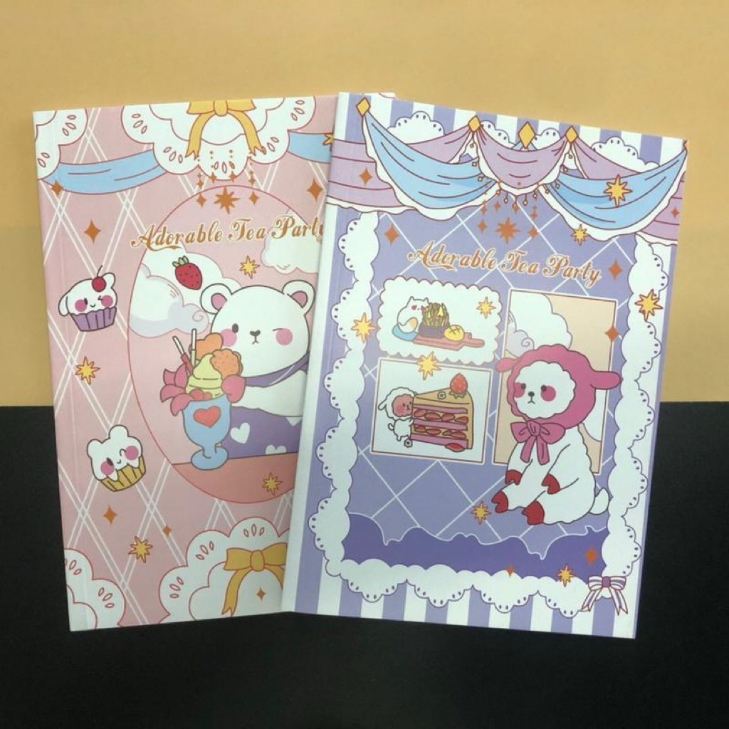 (ยกโหล 12 ชิ้น) No.662 สมุดจดบันทึกรูปการ์ตูนแบบมีเส้น สุ่มลายเท่านั้นนะจ้า (มีลายมากกว่านรูป)