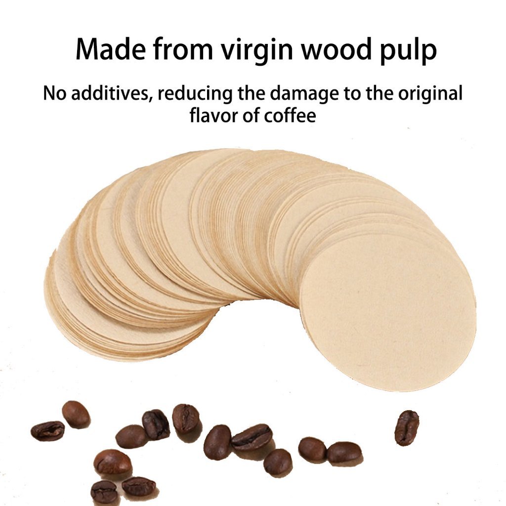 【สินค้าพร้อมส่ง❤️‍🔥】100แผ่น กระดาษกรองกาแฟวงกลม สำหรับหม้อต้มกาแฟ Moka Pot Paper Filter 56มม./60มม.
