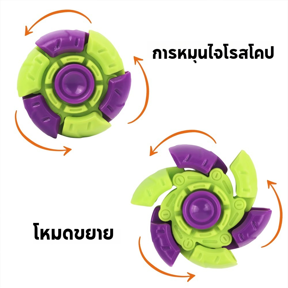 Luminous creative fidget spinner purple ของเล่นเด็กคลายเครียด - รูปที่ 4