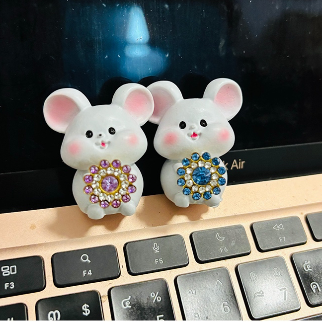 🌟 ส่งจากไทย 100% 🌟 หนูมุสิกะ ถวายพระพิฆเนศ สีฟ้า