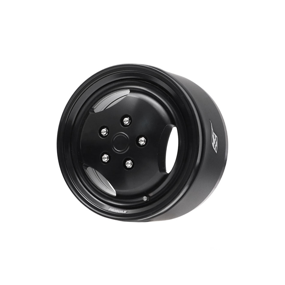 ล้อ 1.9 - Wheels BRPB067BKBK : Boom Racing ProBuild™ 1.9" RRC ล้อบีทล๊อคอลูมิเนียม (2) สีดำ