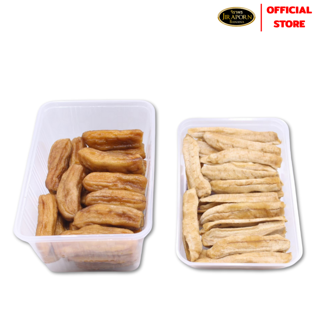 จิราพร กล้วยเบนโตะ 1 (แท่งหนึบ 200g. และกล้วยตาก 500g.) - JIRAPORNFOOD