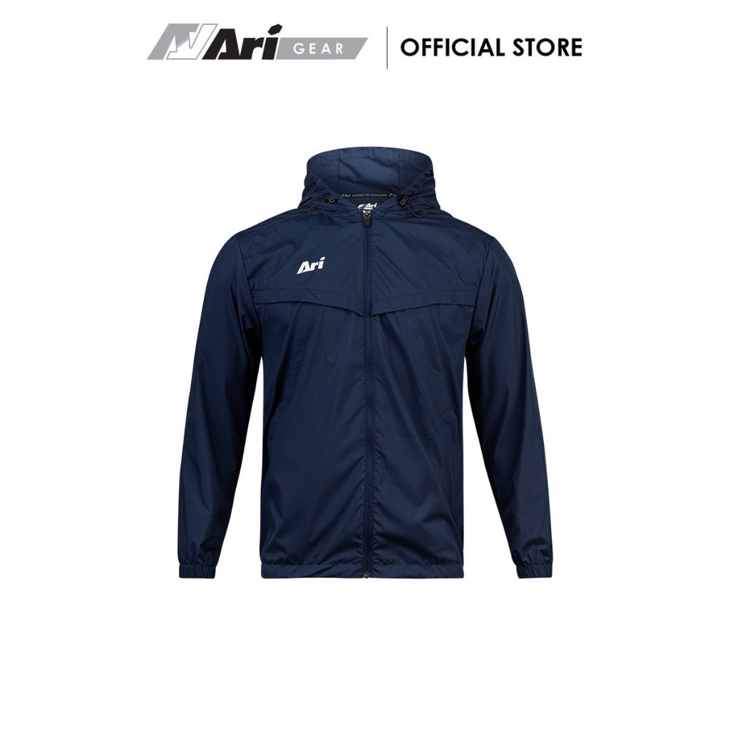 ARI ESSENTIAL WINDBREAKER JACKET - NAVY (AAP2546-03) เสื้อกันลม อาริ สีกรมท่า