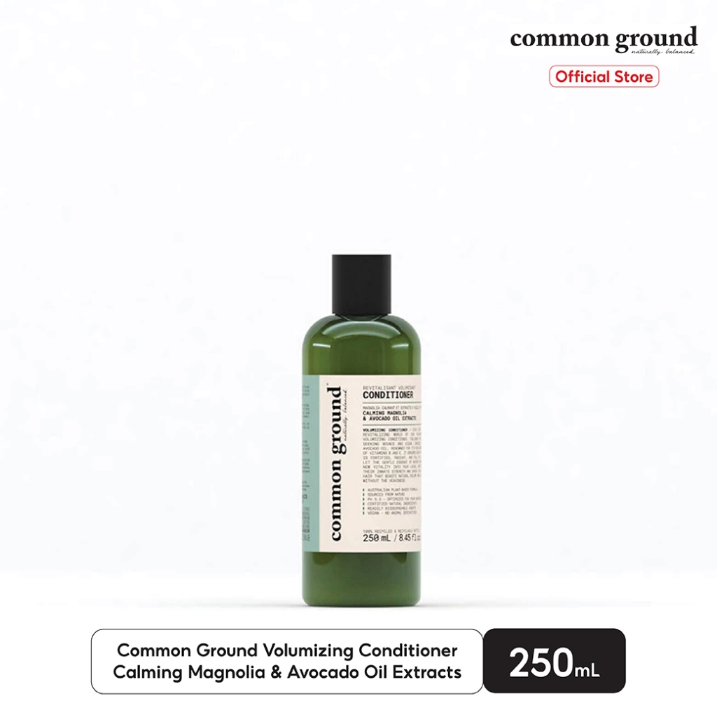 Common Ground Volumizing Conditioner (250mL) - Calming Magnolia & Avocado Oil Extracts