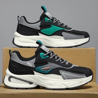 【Venous】2025 New Original รองเท้าผู้ชายสีดำแบบกีฬา รองเท้าผ้าใบผู้ชายแบบเบา รองเท้าผ้าใบแฟชั่นผู้ชาย