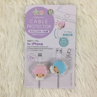 (ครบทุกลาย) เคสสายชาร์จ ตัวถนอมสายชาร์จ คิตตี้ มายเม ชินนาม่อน กีกีลาล่า แมว ชิบะ sanrio ส่งฟรี