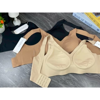 NBD24006 - Sabina เสื้อชั้นใน บรา Semless มีตะขอ ไม่มีโครง LEVEL 2 ฟองนม 25% เหมือนรุ่น SBXK119