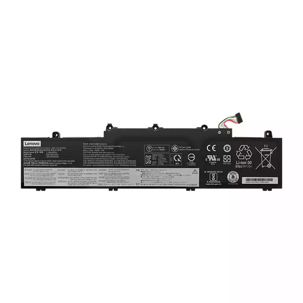 Lenovoแบตเตอรี่ L19M3PD5(ThinkPad E14 :Gen 2,Gen 3,Gen 4 / E15 : Gen 2,Gen 3,Gen 4) L19L3PD5 รุ่นรอง