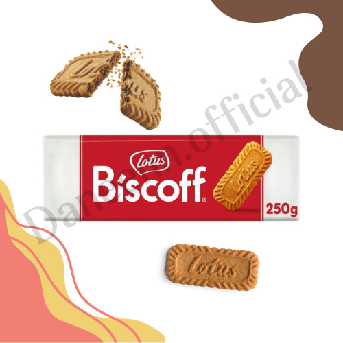 Lotus Biscoff caramel biscuits 250g มี32ชิ้น ไม่แยกซอง BBF. 18/05/2026 สินค้าจากเบลเยียม