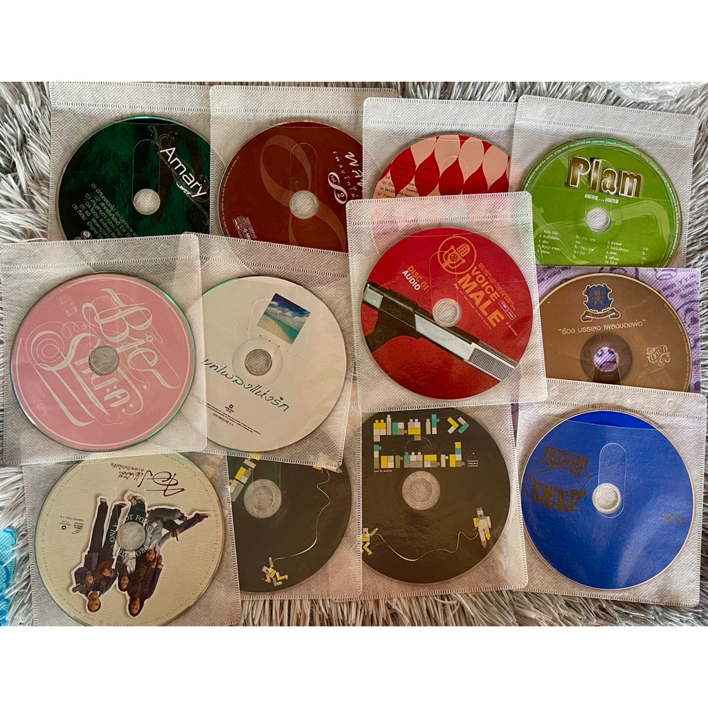 CD เพลงไทย และแผ่น KARAOKE เพลงไทย ไม่มีปก ใส่ซอง