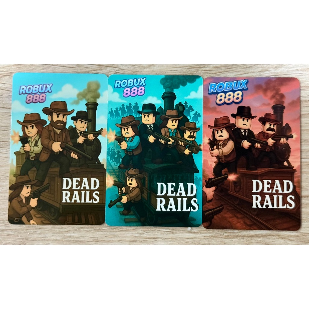 การ์ดไก่ตัน Dead Rails  พร้อมส่งทุกใบ ขูดโค้ด ได้ทันที ไม่ต้องรอ