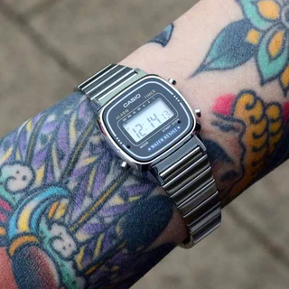 Casio นาฬิกาข้อมือ Unisex รุ่น LA670WA-1DF / LA670WA-7DF Watch Quartz ( ระบบถ่าน )