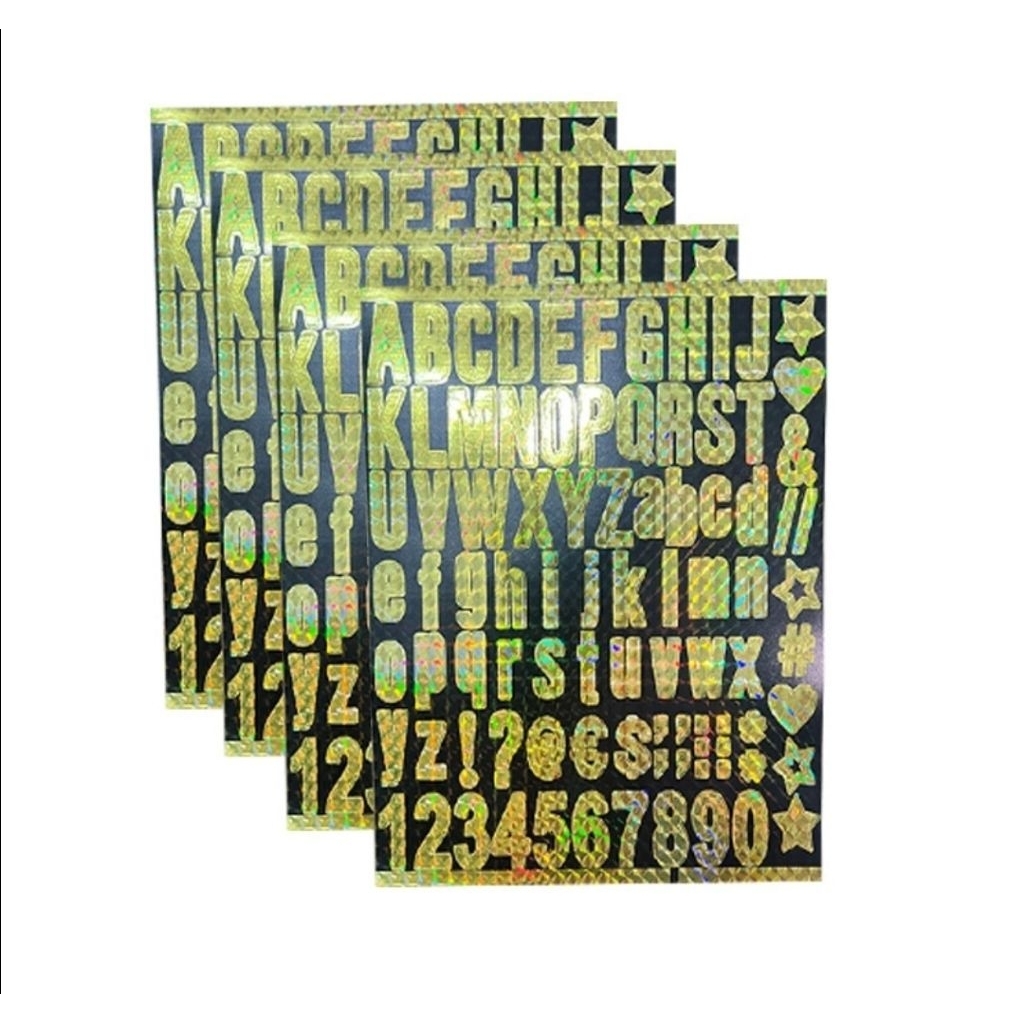 สติกเกอร์ตัวอักษร ตัวอักษรอังกฤษ สะท้อนแสง กันน้ำ สามารถติดได้ทุกพื้นผิว เหนียวแน่น ทนทาน งานเกรดAAA (ราคาต่อ1แผ่น) - รูปที่ 2