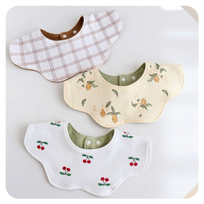 NT Baby-126 ​(สินค้า​พร้อม​ส่ง) ผ้าซับน้ำลายเด็ก มินิมอล ซับได้ดี นุ่ม ดีเทลน่ารัก ใช้ได้ทั้ง  2 ด้าน มีหลายสีให้เลือก