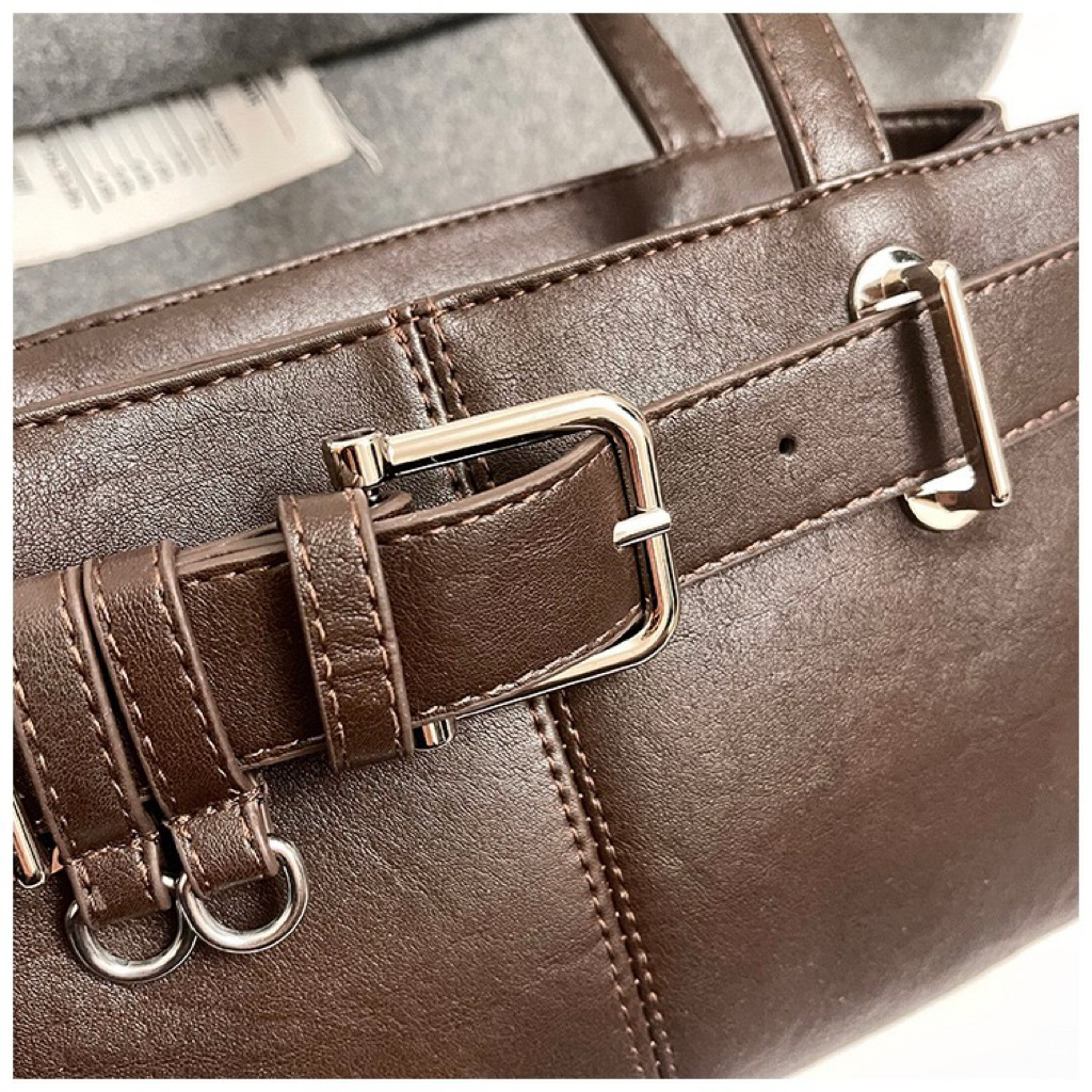 🧚‍♀️🪞 พร้อมส่ง ส่งเร็ว1-2 วันถึง 🌷กระเป๋าสะพายข้างกระเป๋าY2K เนื้อผ้า PU - รูปที่ 3