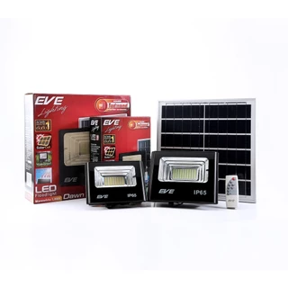 EVE (ลดล้างสต๊อก) โคมฟลัดไลท์ โซล่าเซลล์ แอลอีดี LED รุ่น DAWN IP65 ขนาด 10 ถึง 300W แสงสีวอร์ม 3000K