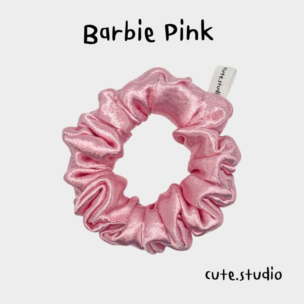 cute.studio • ยางมัดผม ผ้าซาติน Satin bella ผ้าเงาวิบวับ เล่นแสง เนื้อนุ่มมาก