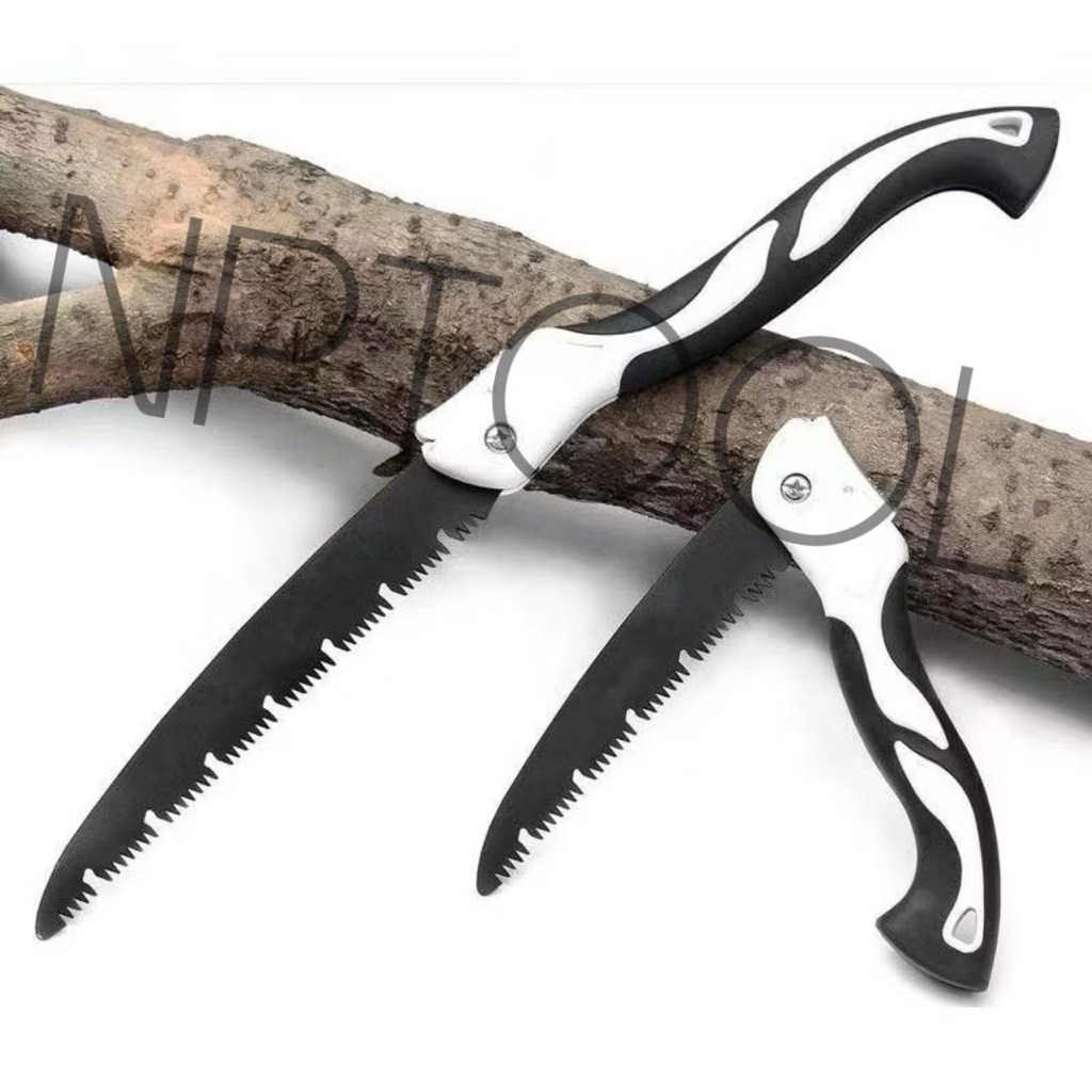 NP-43 เลื่อยพับ เลื่อยพับได้ เลื่อยหางหนู เลื่อยตัดกิ่ง เลื่อยไม้ มีระบบเซฟตี้ ไม่เป็นสนิม เลื่อยพับ