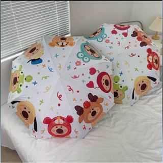 ร่มอัตโนมัติ ปุ่มเดียวกาง/หุบได้ กันแดดกันฝน ขนาดพกพา ร่มออโ…