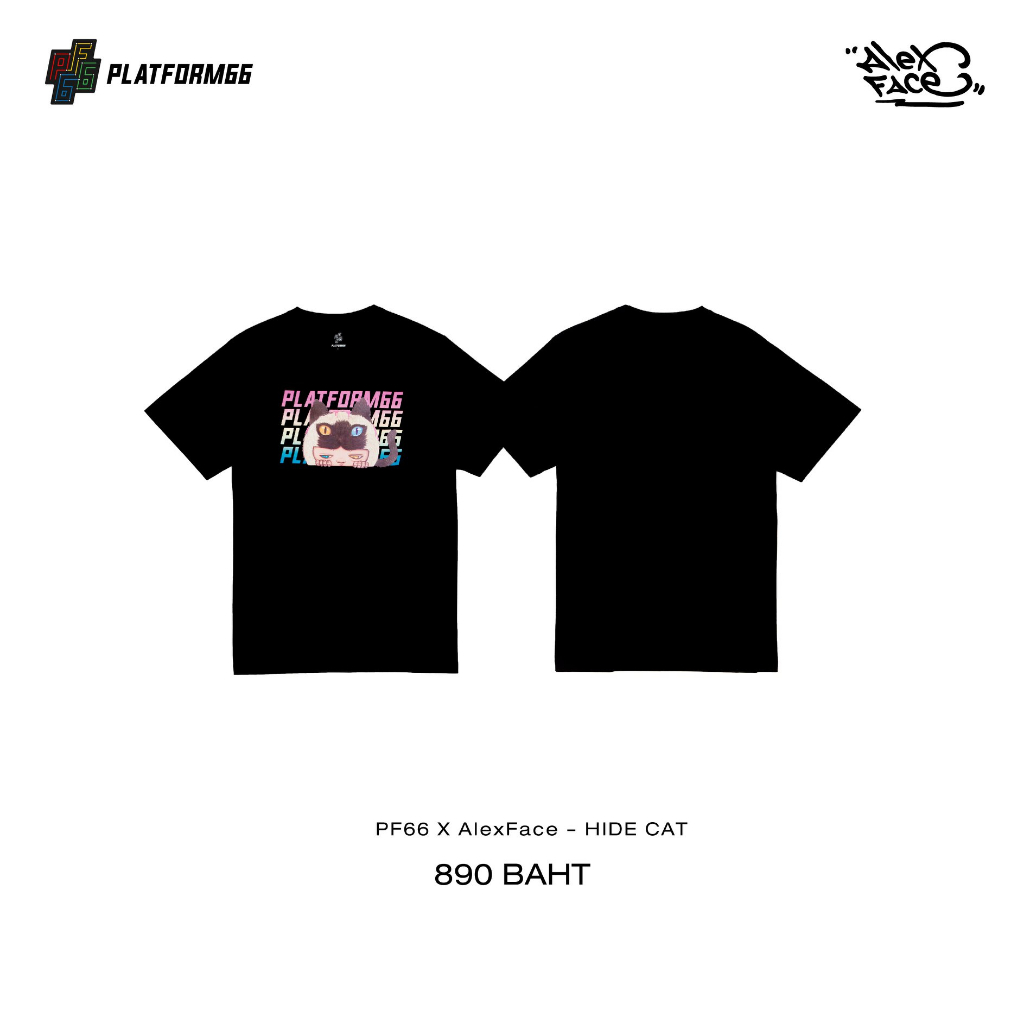 เสื้อยืด HIDE CAT T-SHIRT #BLEND285Signature #LetsBLEND