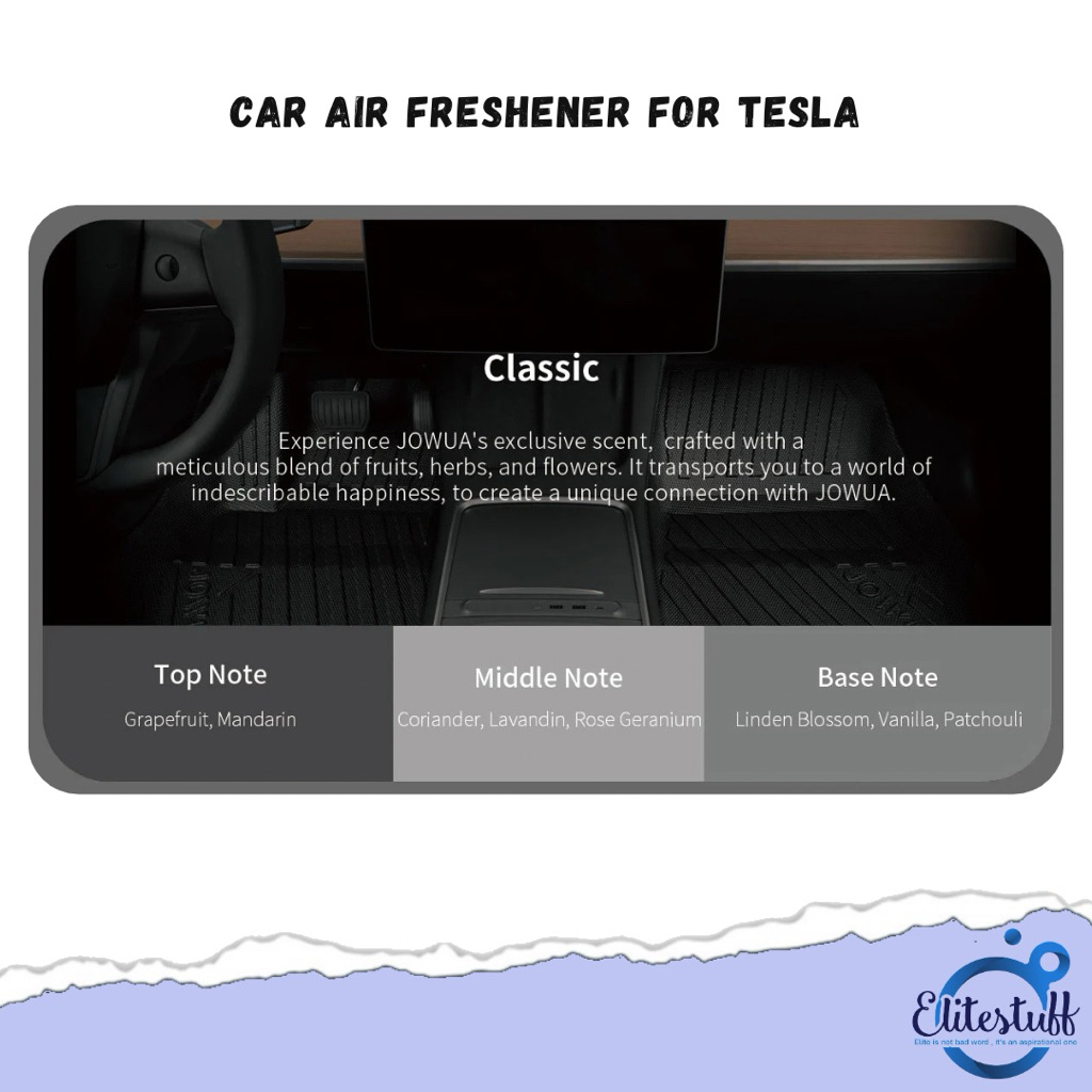 Car Air Freshener for Tesla - แท่งหอมปรับอากาศในรถ - รูปที่ 6
