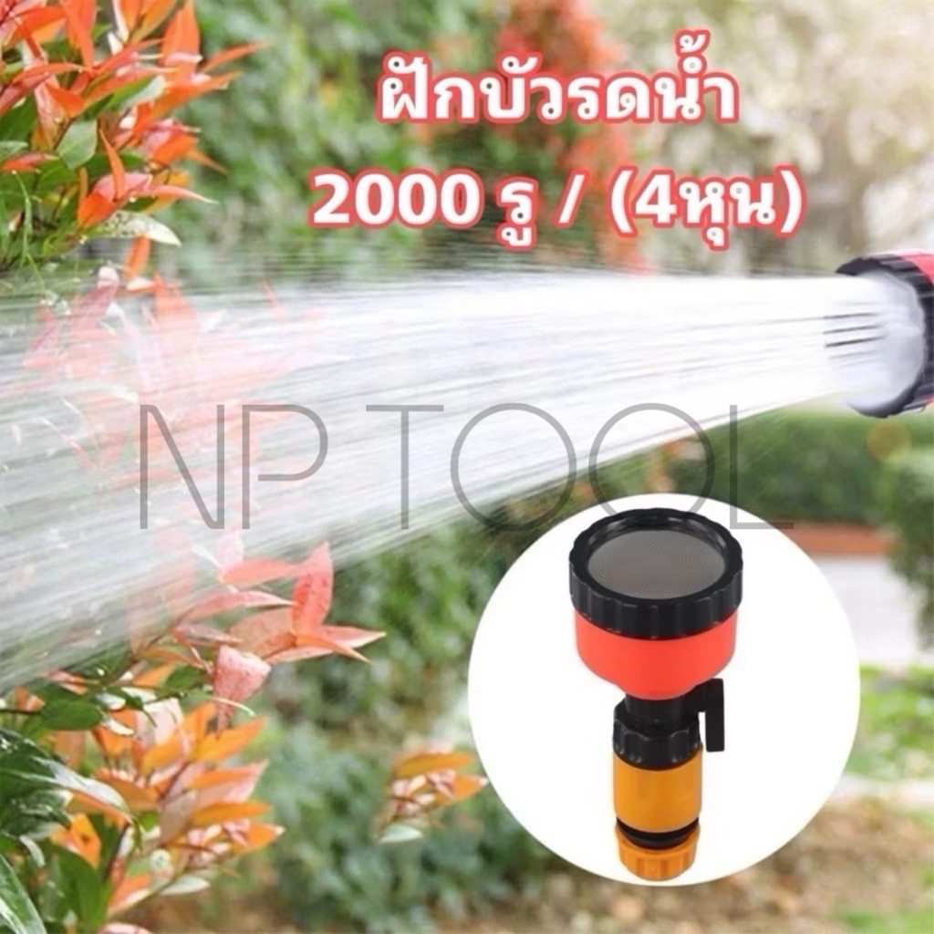 NP-63 ฝักบัวรดน้ำ 2000 รู ขนาด 4หุน ฝักบัวรดน้ำแคคตัส ฝักบัวรดน้ำบอนไซ ฝักบัวรดน้ำต้นไม้