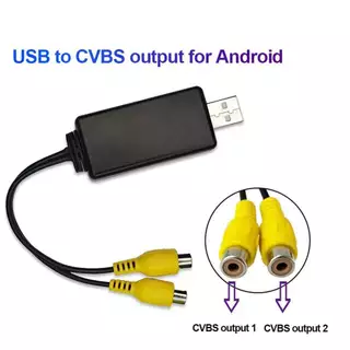 USB AV OUT แปลงสัญญาณส่งภาพ มี 2 ช่อง out put