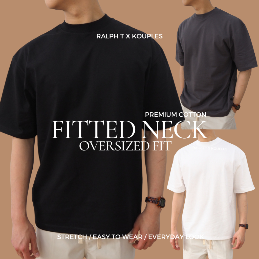 [ คอฟิต ] เสื้อคอฟิต oversize - แบรนด์ Kouples เสื้อโอเวอร์ไซส์