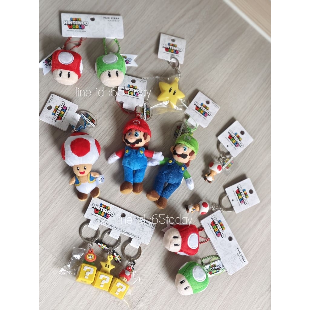 New พวงกุญแจ mario mushroom usj ของแท้จากญี่ปุ่น💯 มาริโอ้ เห็ด 🥰