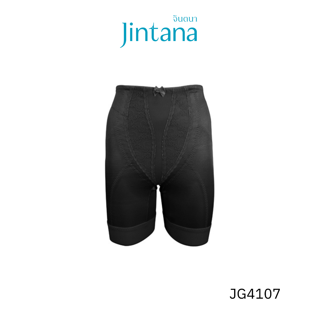 Jintana กางเกงสเตย์กระชับสัดส่วน จินตนา รุ่น Basic รหัส JG4107 สีดำ กางเกงเก็บพุง กางเกงกระชับสัดส่วน กางเกงลดหน้าท้อง