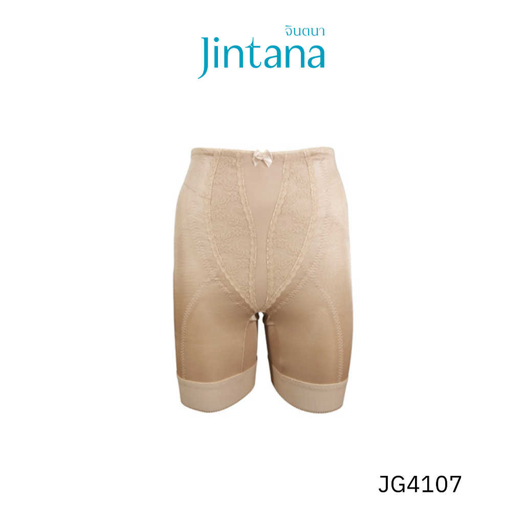 Jintana กางเกงสเตย์กระชับสัดส่วน จินตนา รุ่น Basic รหัส JG4107 สีเบจ กางเกงเก็บพุง กางเกงกระชับสัดส่วน กางเกงลดหน้าท้อง