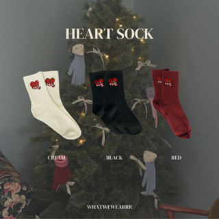 HEART SOCK - ถุงเท้าลายหัวใจ