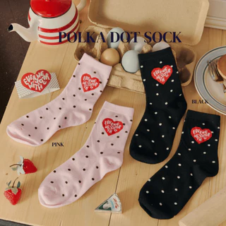 POLKA DOT SOCK - ถุงเท้าลายจุด