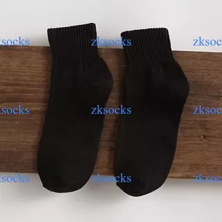 ถุงเท้าข้อกลาง ถุงเท้างานไทย คุณภาพดี พร้อมส่ง🧦 ดำ ขาว เทาZKSOCKS