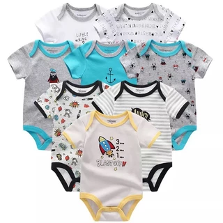 CICI baby ชุด 5 ชิ้น เด็กชายเด็กหญิง(0~เด็ก 3 เดือน~6 เดือน~9-18เดือน jumpsuits） ชุดนอนเด็กแ ชุดเด็ก