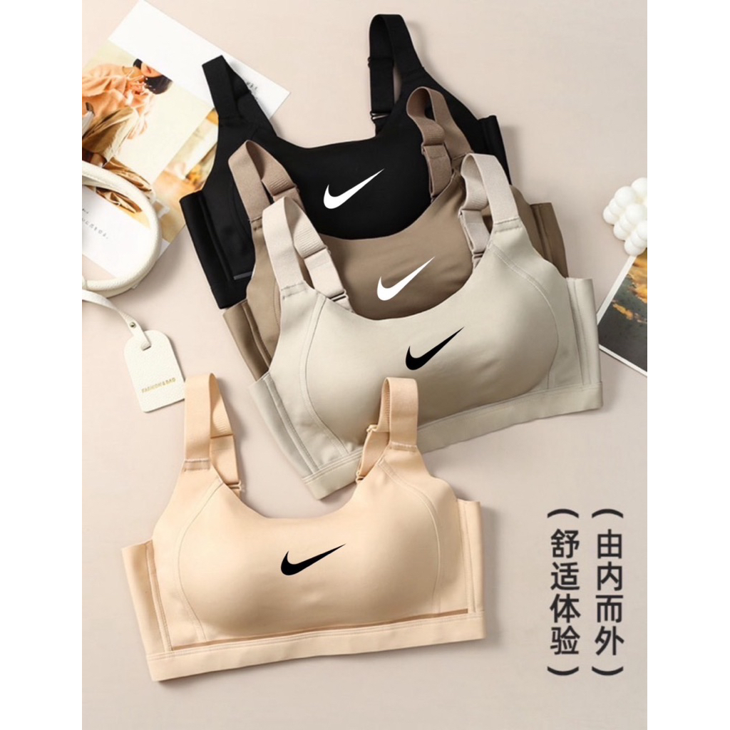 N ik eจาก 890฿ Sportbra สปอร์ตบรา สำหรับออกกำลังกาย ชุดชั้นในสตรี บราไร้โครง ทำหน้าอก