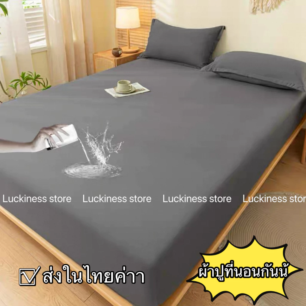 CZ03 ผ้าปูที่นอนกันน้ำคอตตอนเนื้อนิ่ม