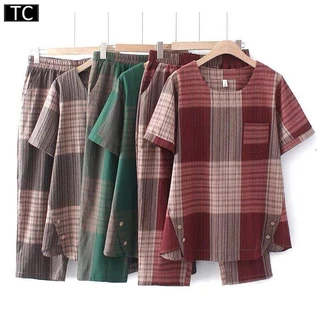 TC ชุดเซต 2 ชิ้น แฟชั่นผู้หญิงสไตล์เกาหลี ใส่ได้หลายโอกาส ระบายอากาศดี New Fashion women's รุ่น2763