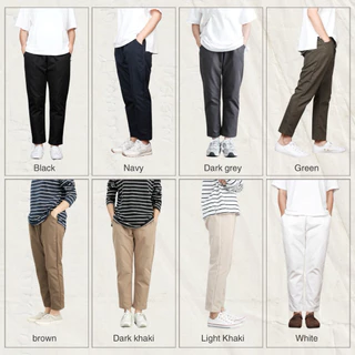 Plain pants กางเกงขา 5 ส่วน (ขาเต่อ)