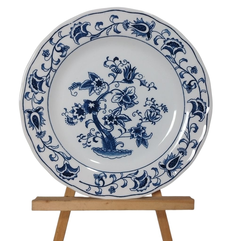 จานลายคราม Nikko × iron stone แท้💯 18cm