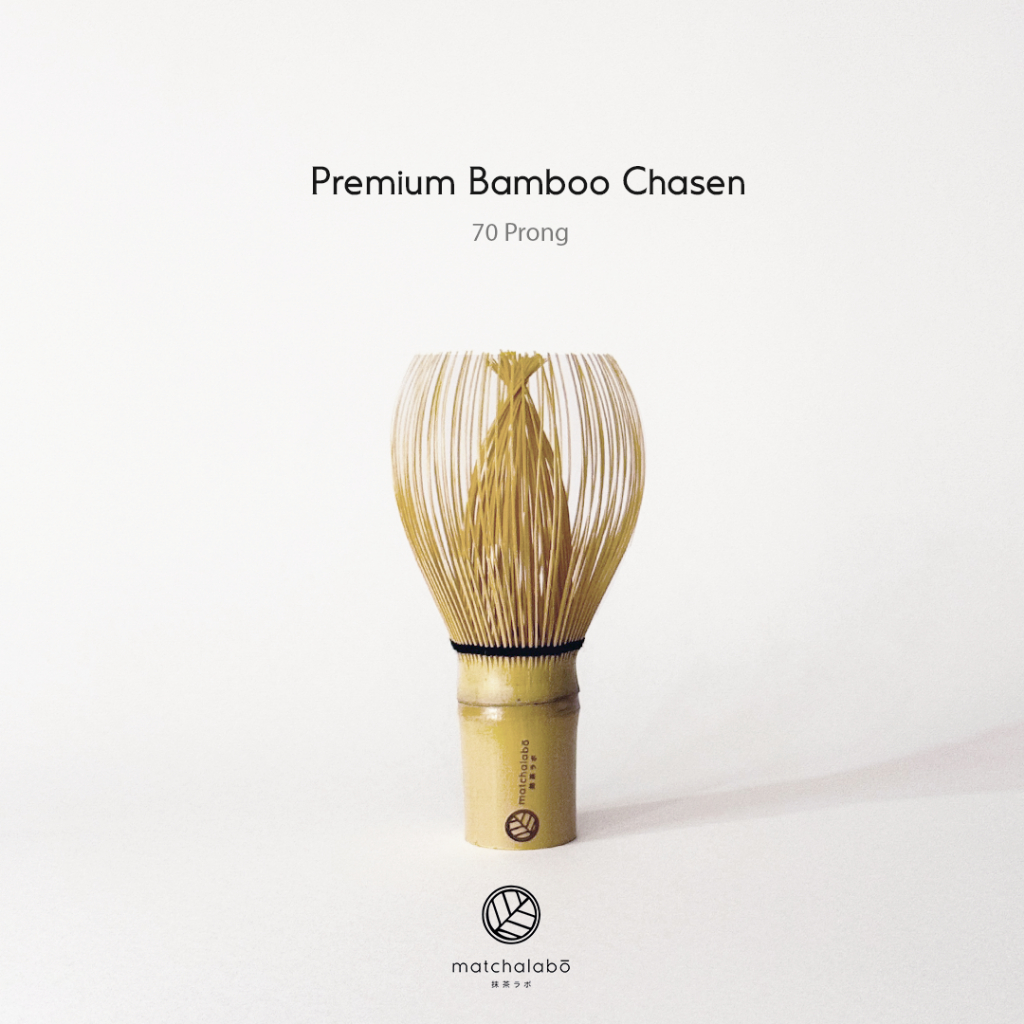 MATCHALABO แปรงชงชาไม้ไผ่ แบบพรีเมี่ยม (ทรง Shin) I SHIN Bamboo Chasen Premium