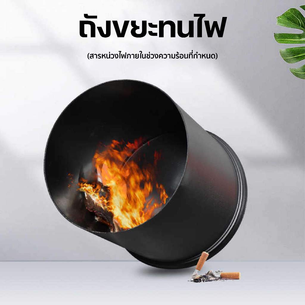 Nestbox ถังขยะในครัว ทรงกลม สีดำ 2 ชั้น ถังขยะมินิมอล ซ่อนถุง ถังขยะในห้องน้ำ ใช้ภายในบ้าน - รูปที่ 4