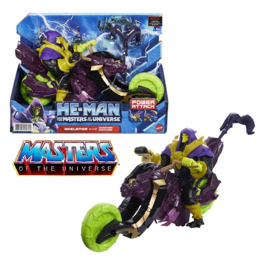 Skeletor กับยาน Panthor โมเดลแอ็คชั่น He-Man and The Masters of the Universe - Power Attack ลิขสิทธิ์แท้จาก Mattel HBL75