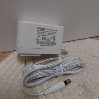 MOSO ADAPTOR 12V 1A สีขาว MSA-C1000IC12.0-12W-US หัวกลม 5.5X2.1mm. สำหรับกล้องวงจรปิดรัปประกัน2ปี