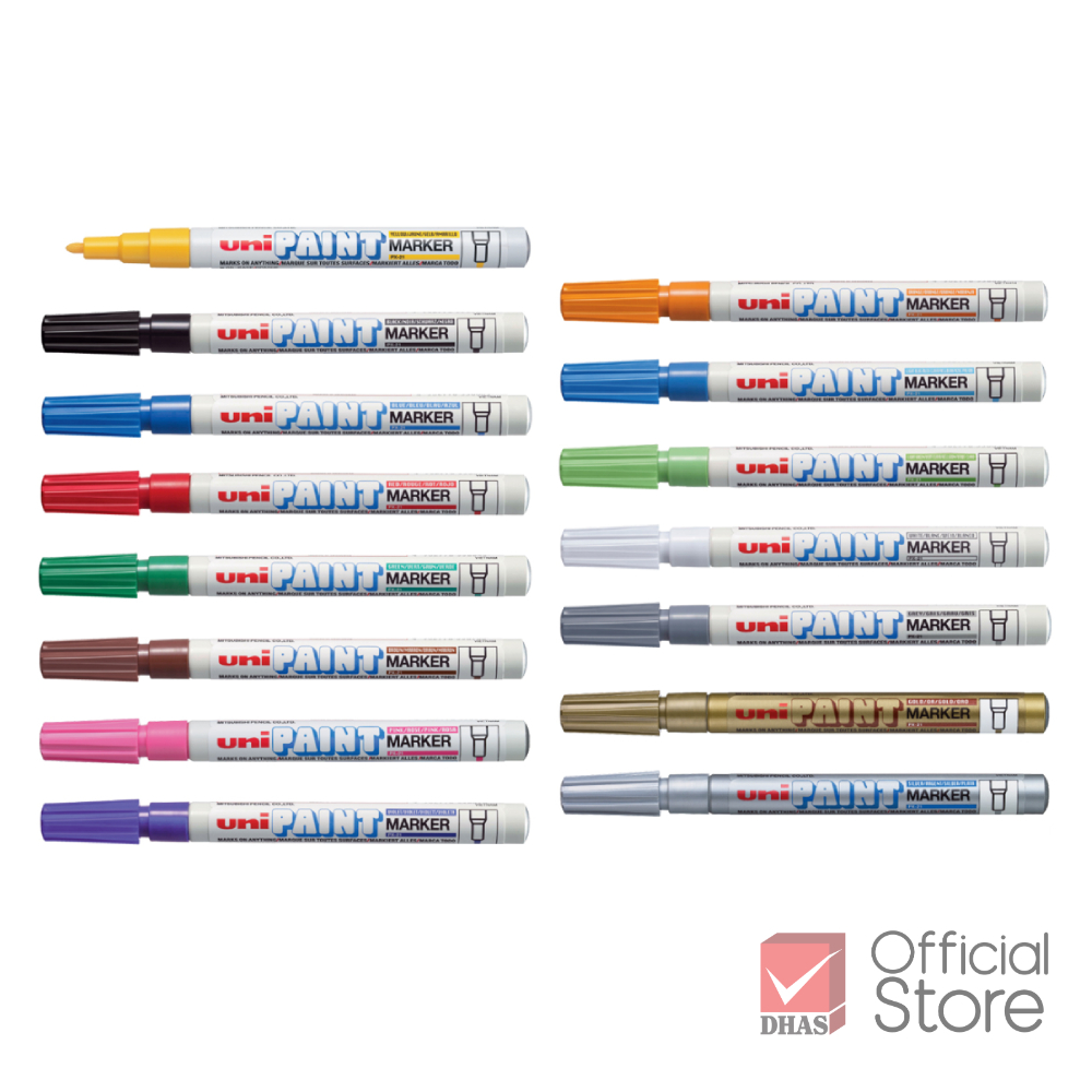 Uni ปากกา ปากกามาร์คเกอร์ เพ้นท์มาร์คเกอร์ PX-21 จำนวน 1 ด้าม