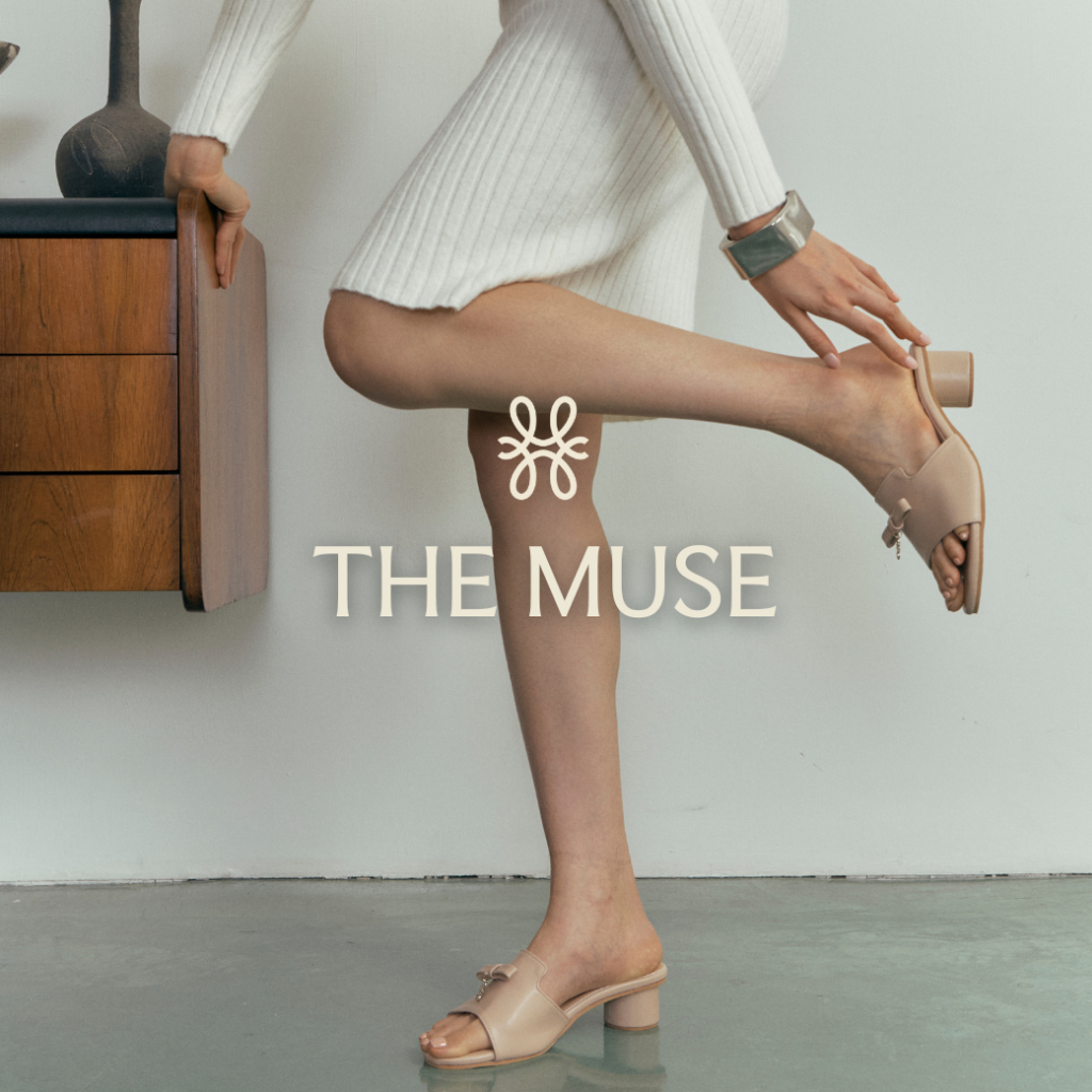 MiniB "The Muse" #mnb127 - ร้องเท้าส้นสูง เปิดปลายเท้า เรียบหรู