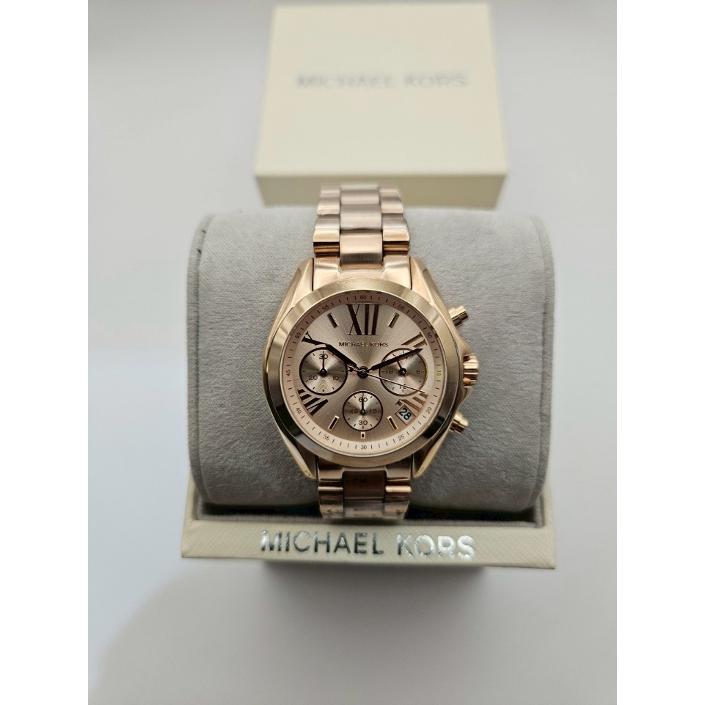 MICHAEL KORS Bradshaw Rose Gold Chrono Watch MK5799